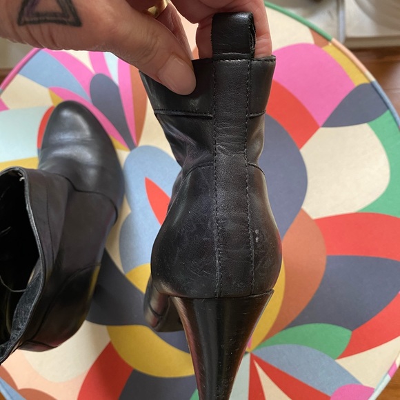 Jeffrey Taylor Black Ankle Booties - Picture 5 of 5